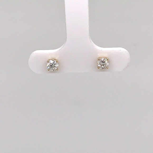 Solitaire Stud Earring - Picture 1 of 2